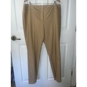 Chicos So Slimming Womens‎ Size 2.5 Reg Pants Trousers Straight Stretch Tan